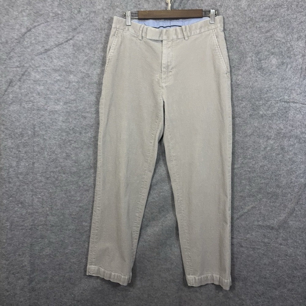 Polo Golf Ralph Lauren Corduroy Pants Mens 32x30 Beige Thin Cord VTG - SIZE NOTE